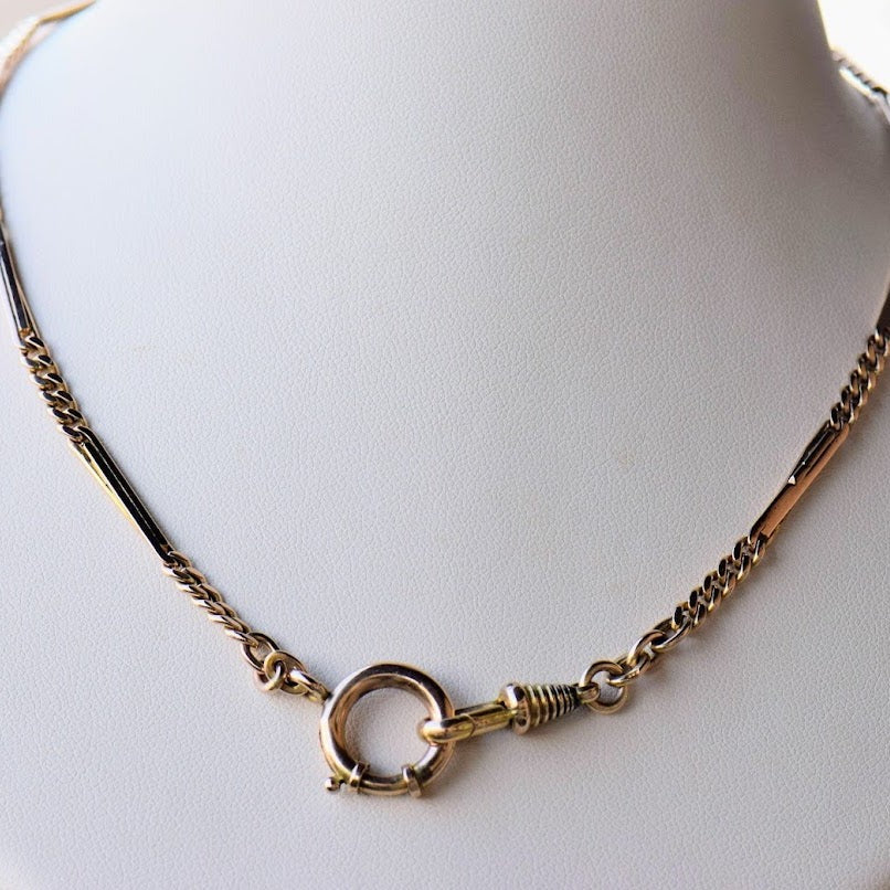 Yellow Gold Watch Chain