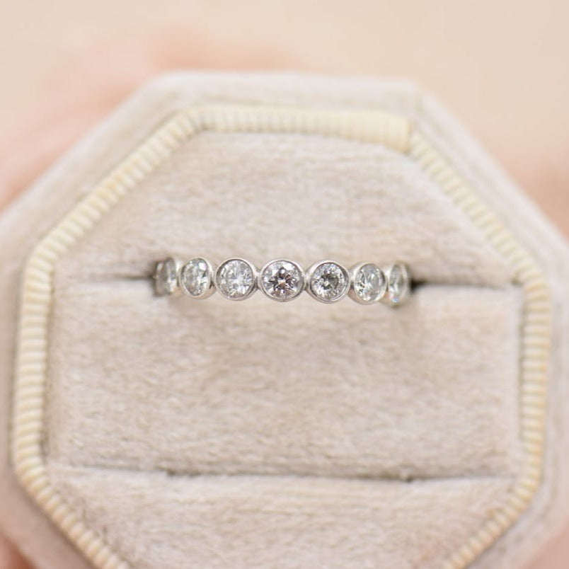 Diamond Bezel Set Eternity Band