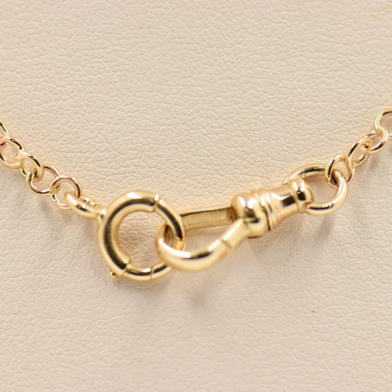 14K Yellow Gold Watch Chain