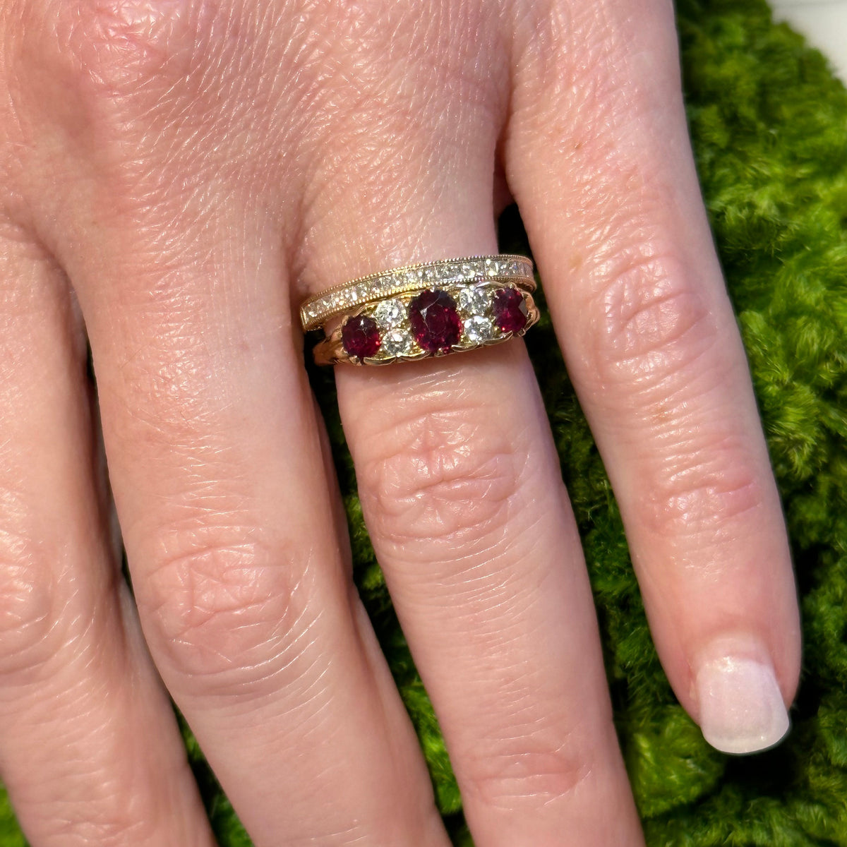 Victorian Ruby and Diamond Ring