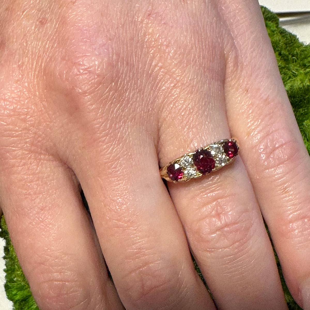 Victorian Ruby and Diamond Ring