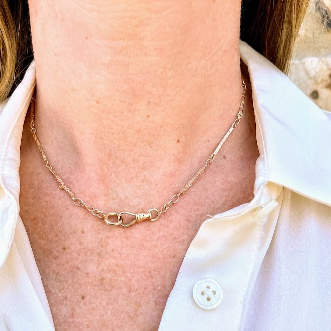 14K Yellow Gold Watch Chain