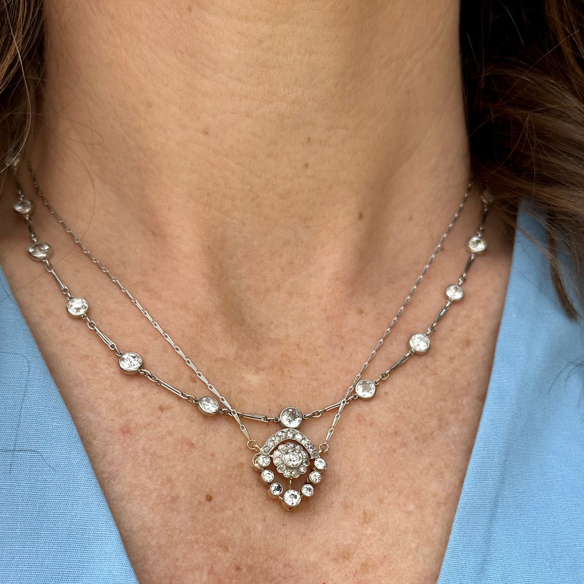Art Deco Diamond Necklace