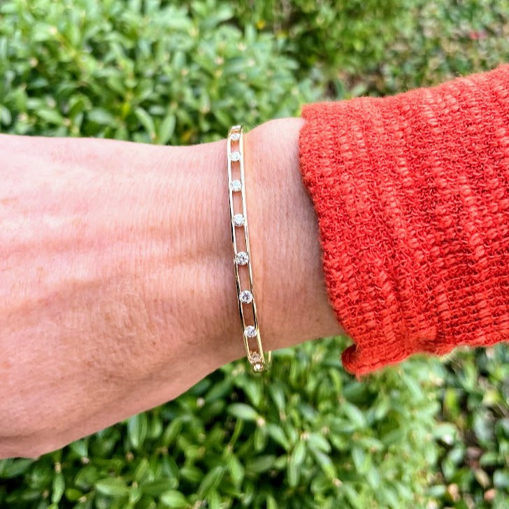 Diamond Station Bangle