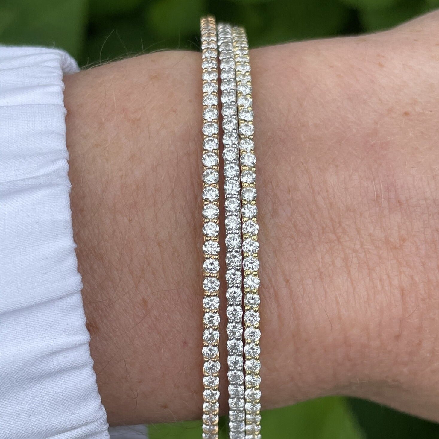 Rose Gold Diamond Bangle