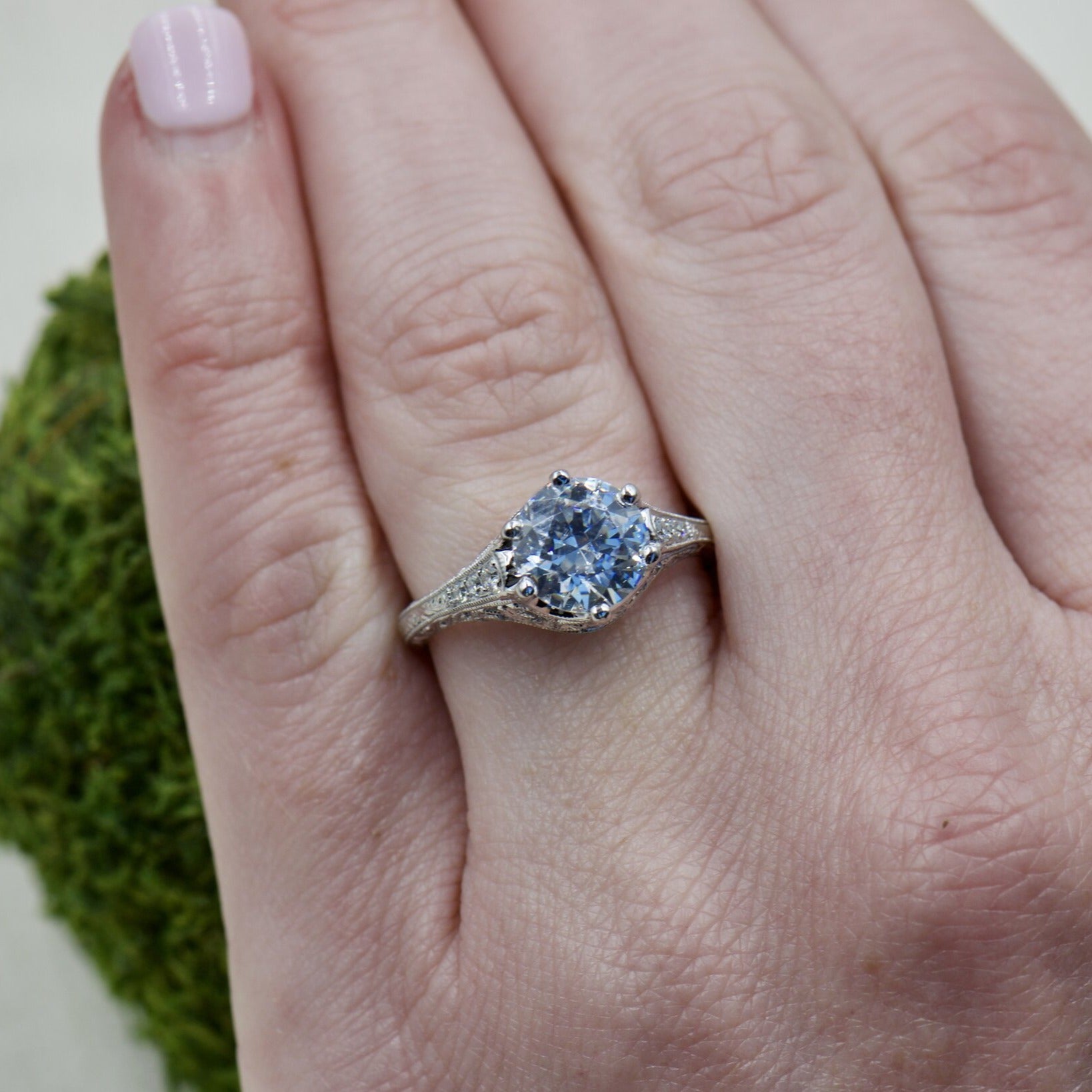 Antique Inspired Filigree Ring Mounting