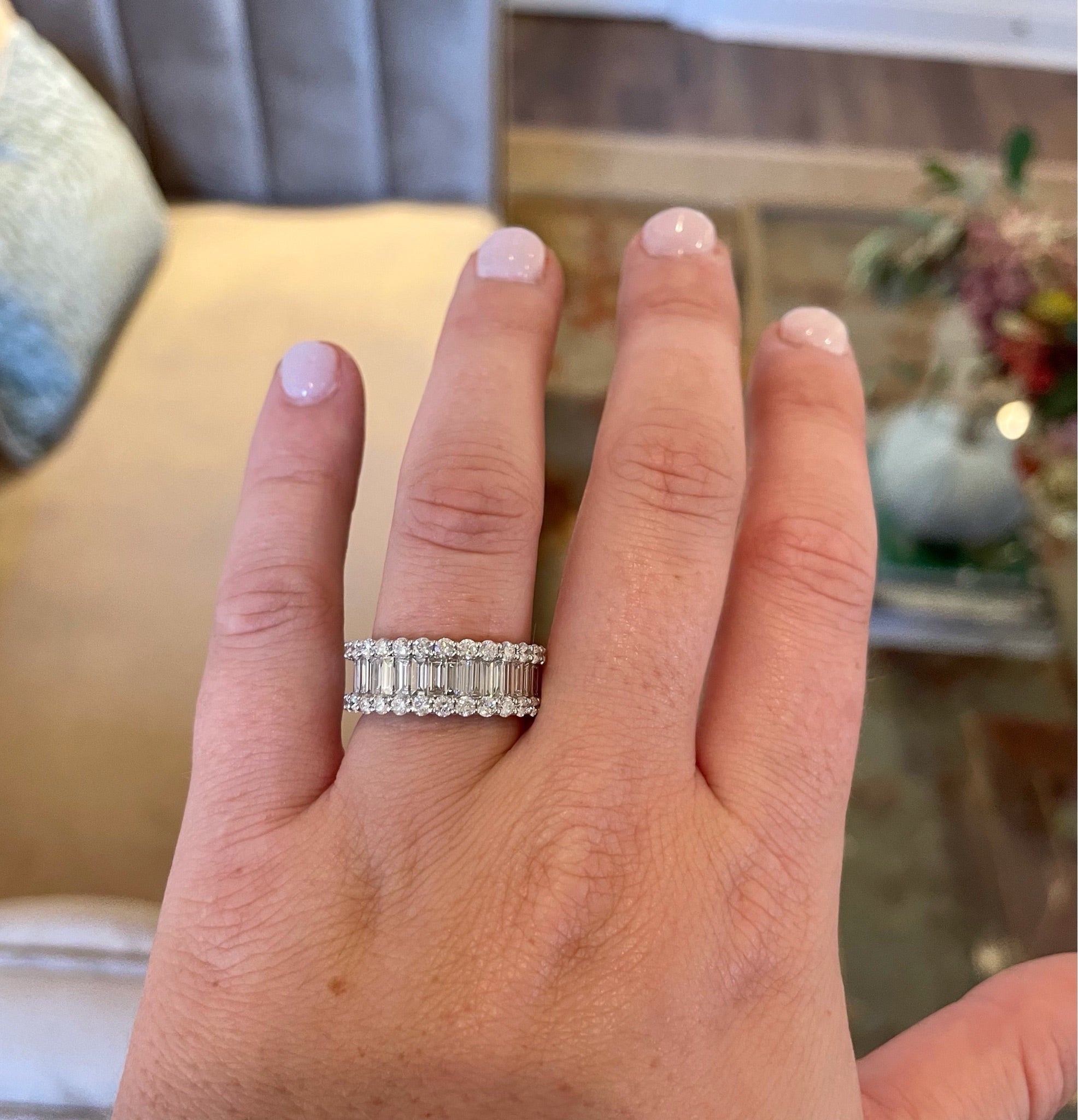 Diamond Baguette Cocktail Ring