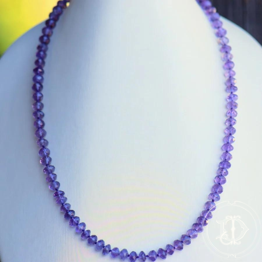 Faceted Amethyst Beads