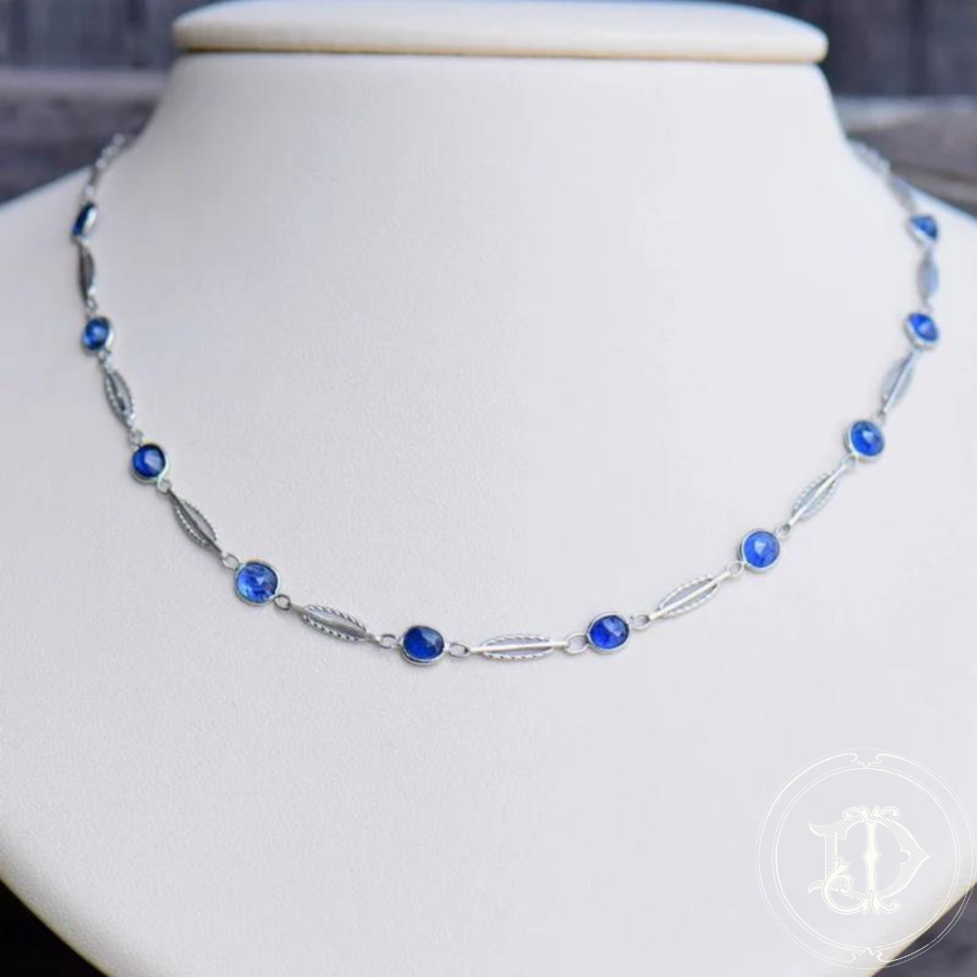 Sapphire Bezel Antique Watch Chain