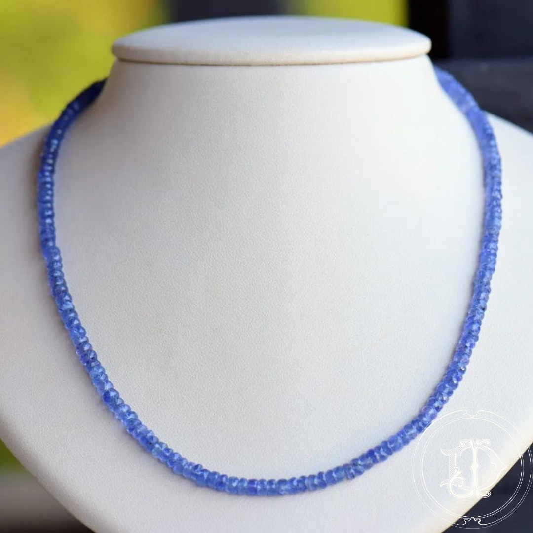 Tanzanite Bead Necklace