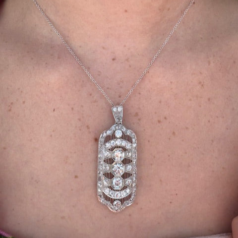 Art Deco Diamond Necklace