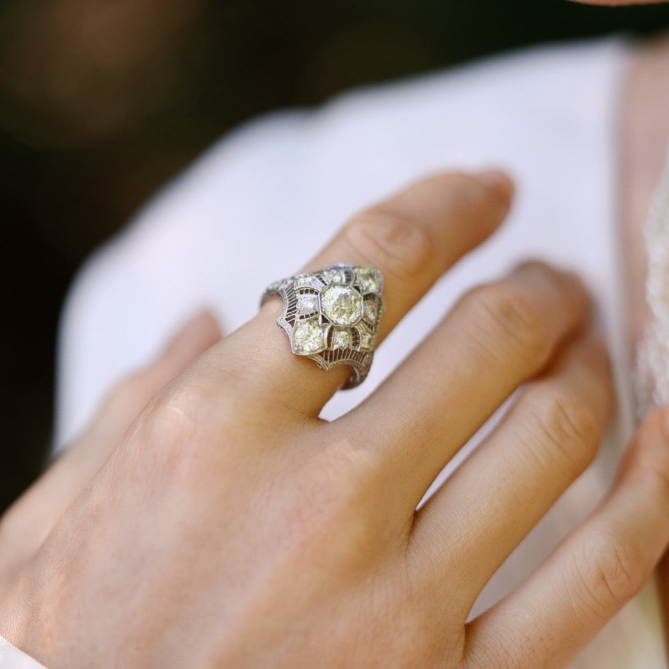 antique diamond ring