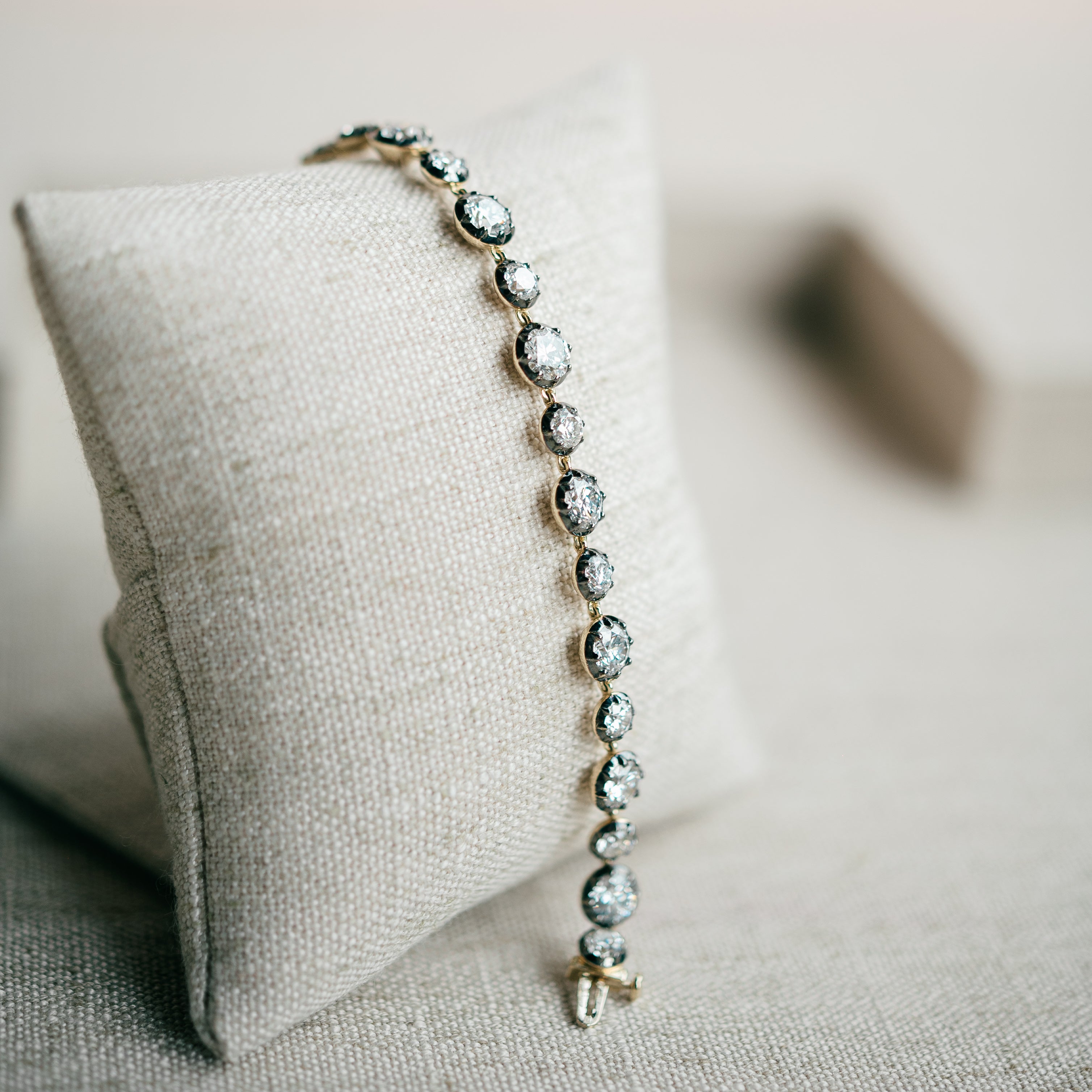 Georgian Lab Grown Diamond Tennis Bracelet