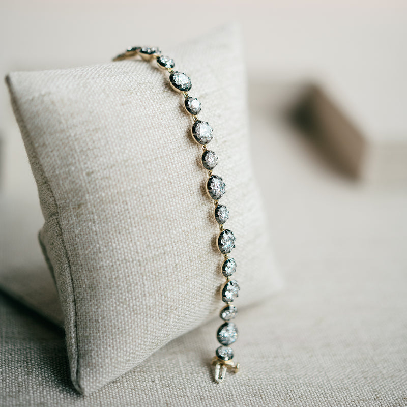 Georgian Lab Grown Diamond Tennis Bracelet