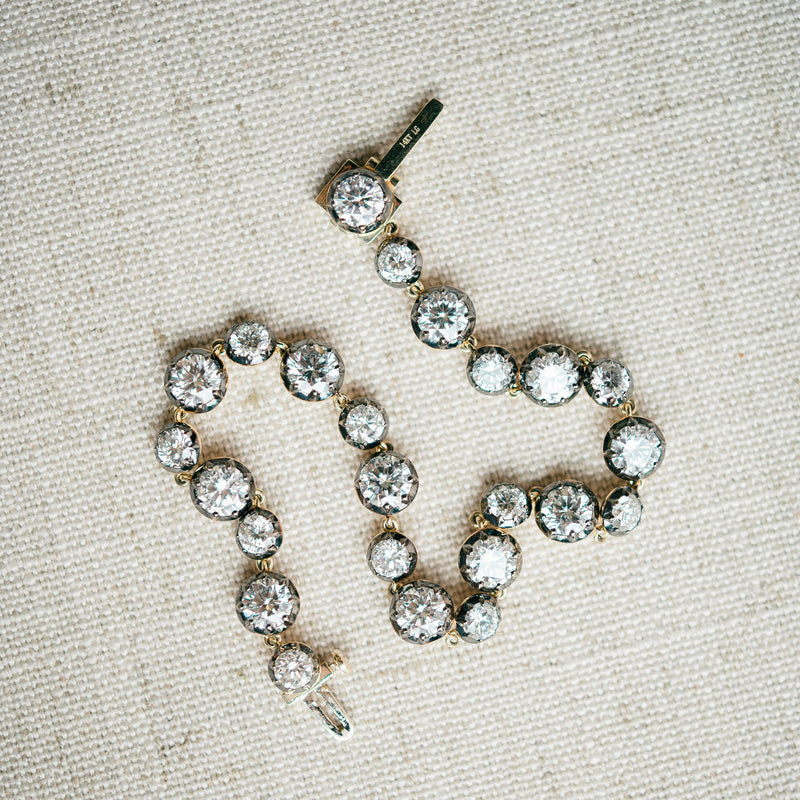 Georgian Lab Grown Diamond Tennis Bracelet