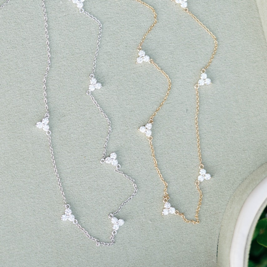 Kylie necklace white gold