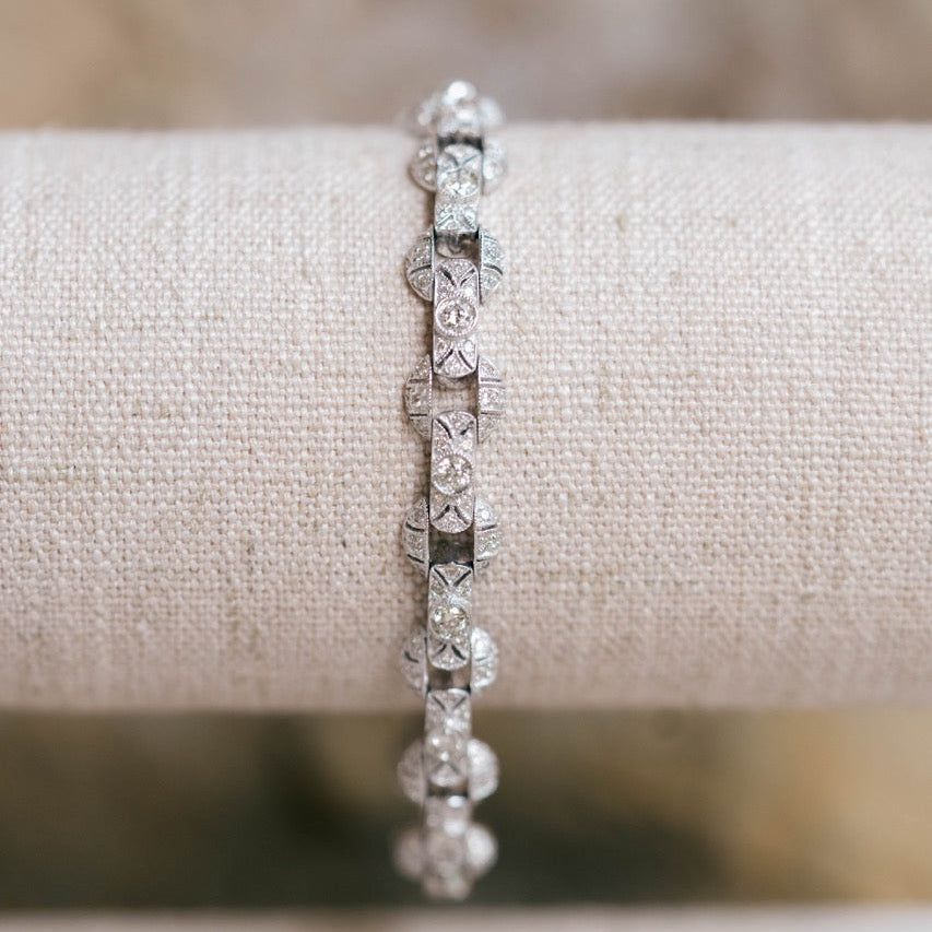 antique diamond bracelet