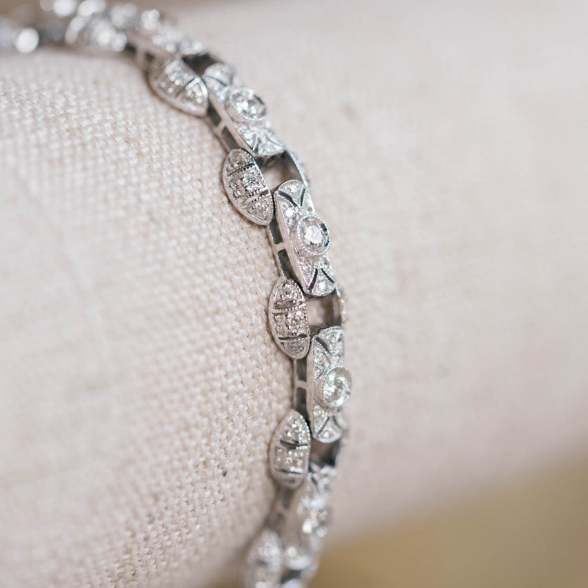 antique diamond bracelet