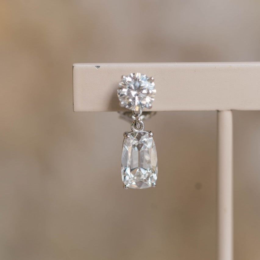 3.02 cttw lab grown diamond studs