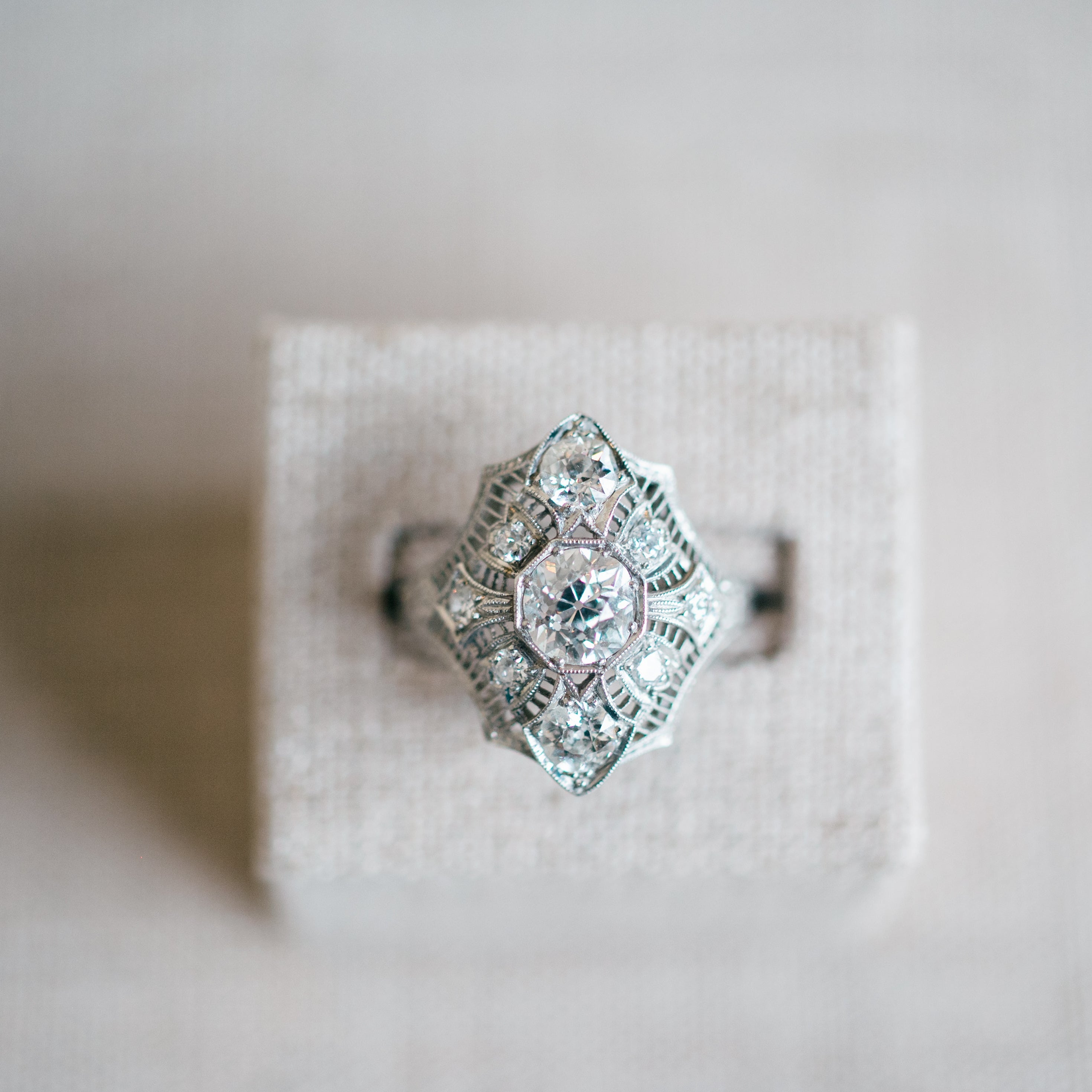 antique diamond ring