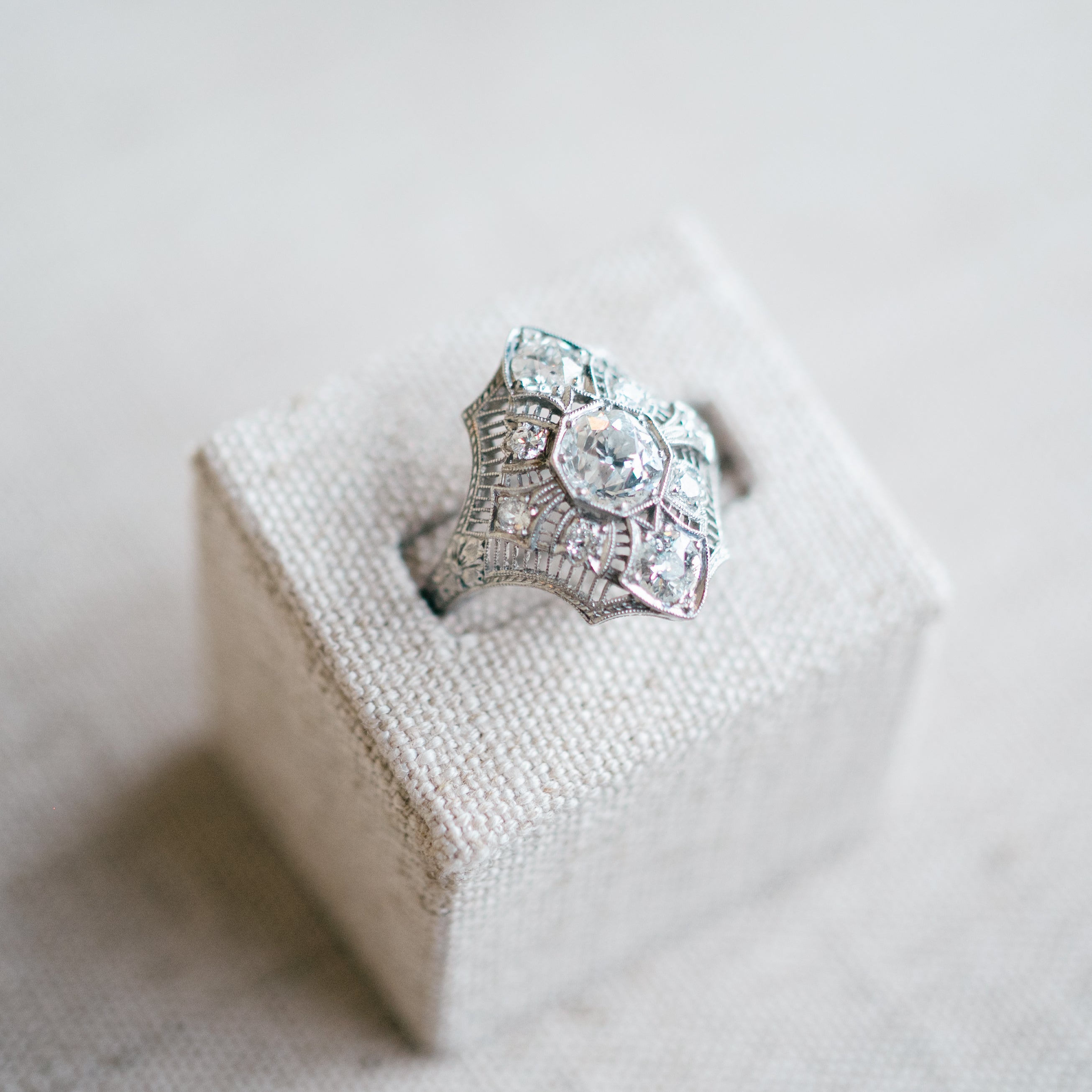antique diamond ring