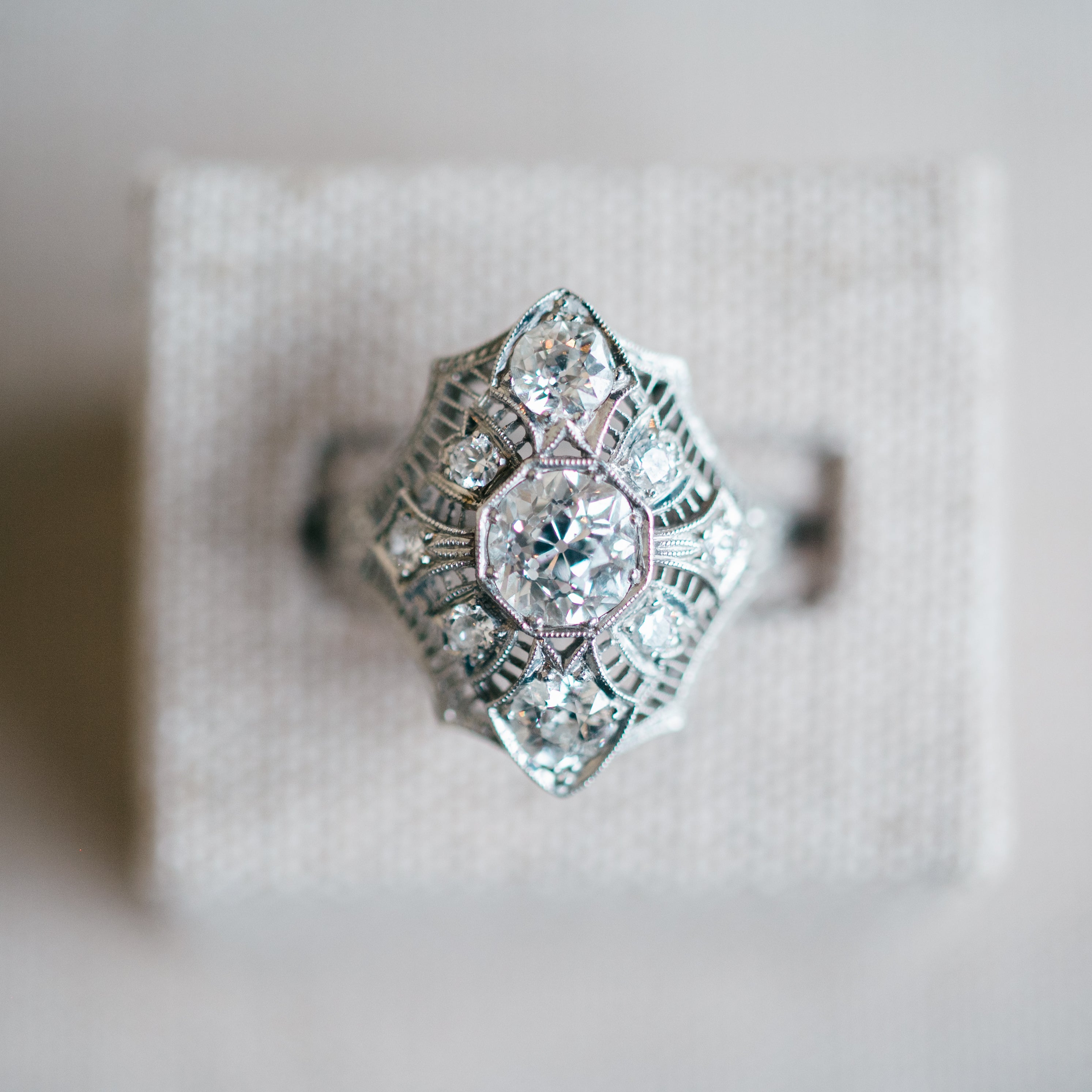 antique diamond ring