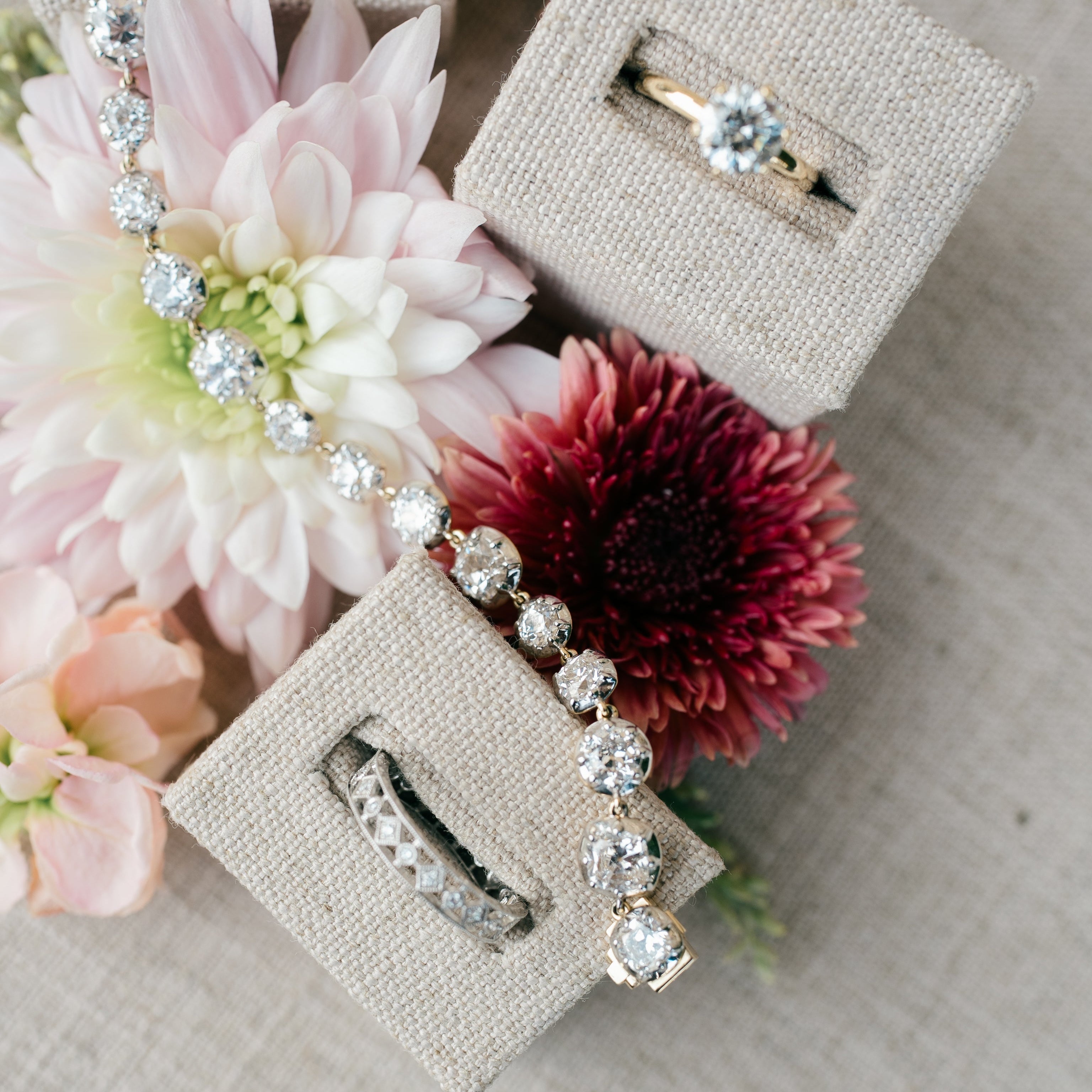 Georgian inspired diamond bracelet
