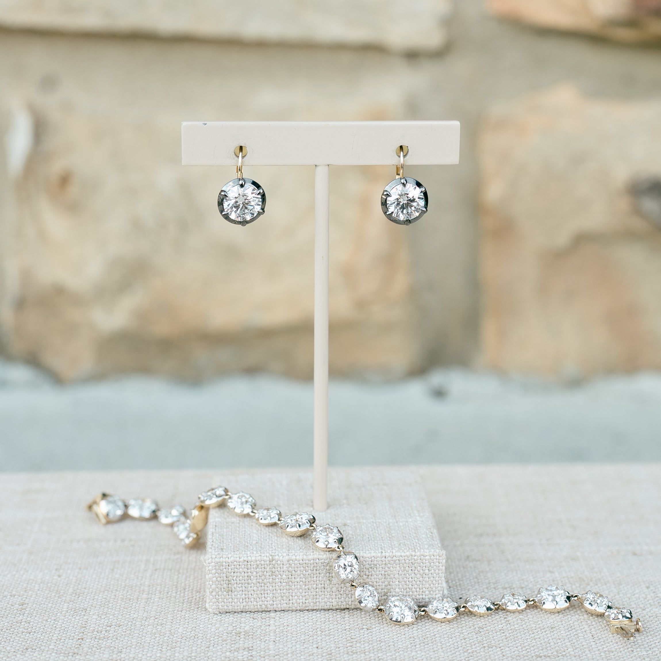 Georgian inspired diamond bracelet