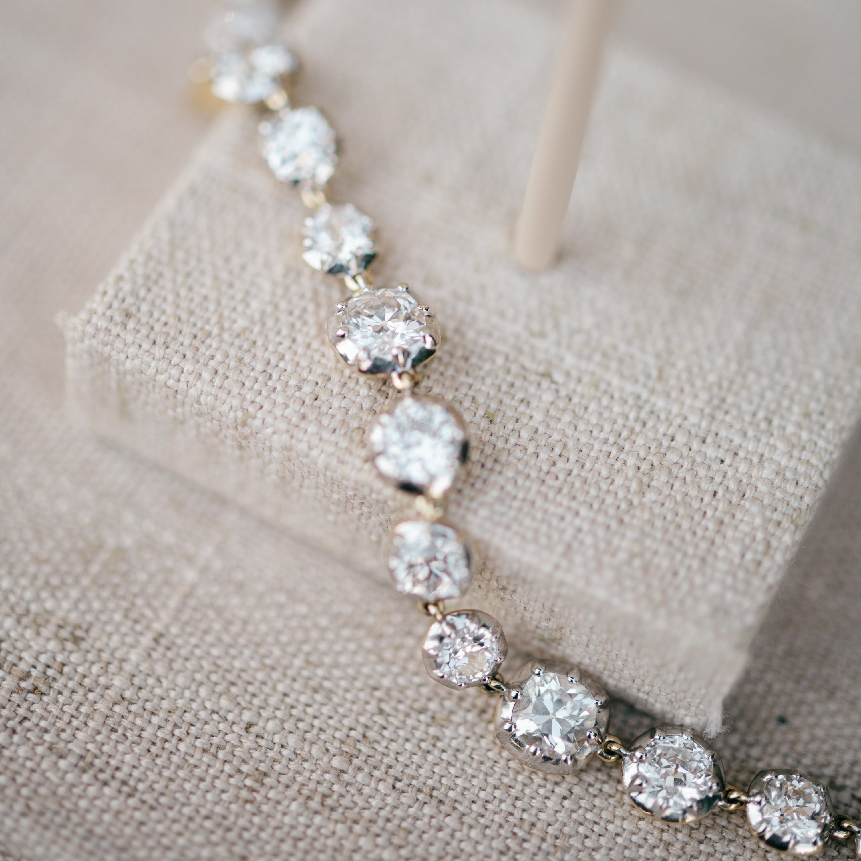 Georgian inspired diamond bracelet