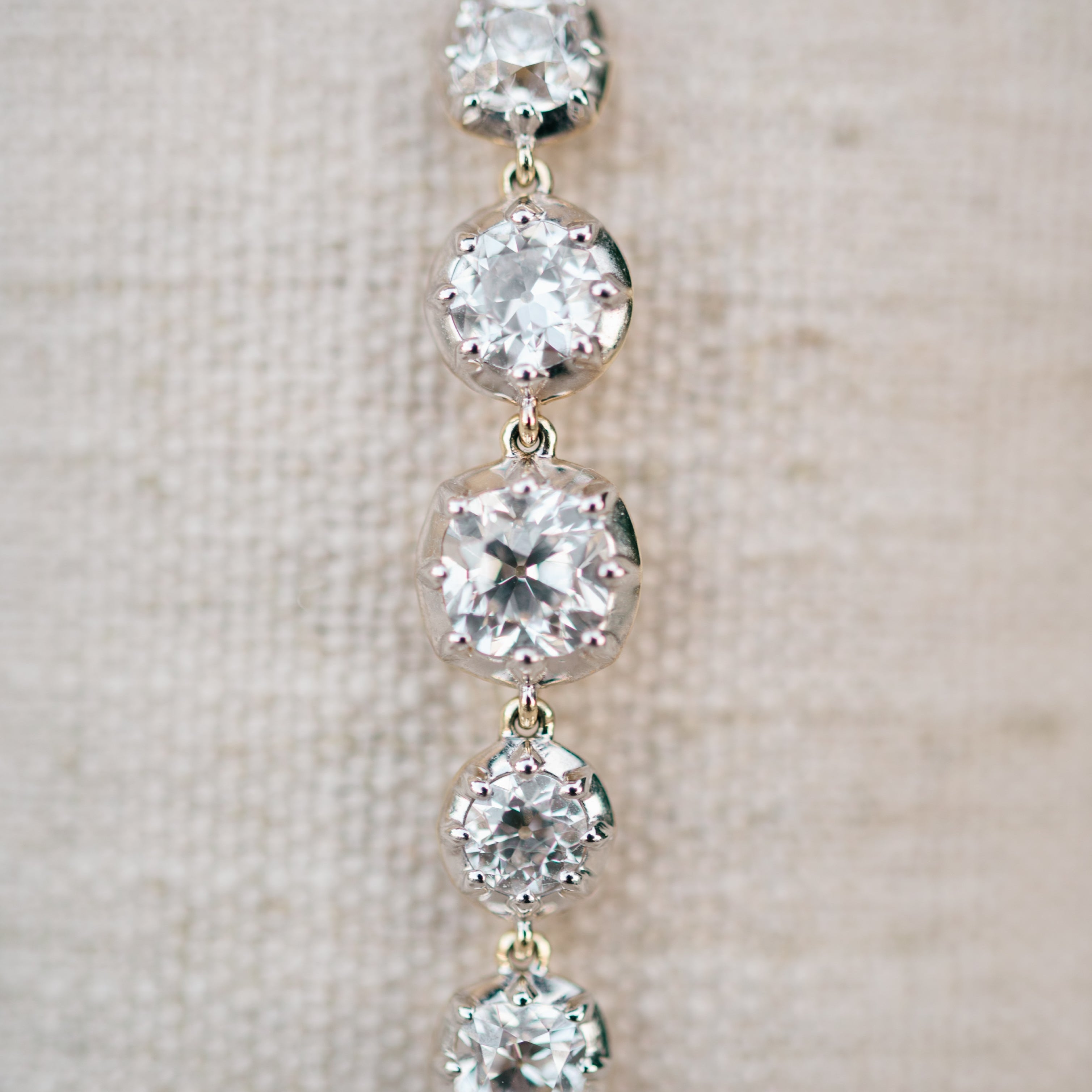 Georgian inspired diamond bracelet
