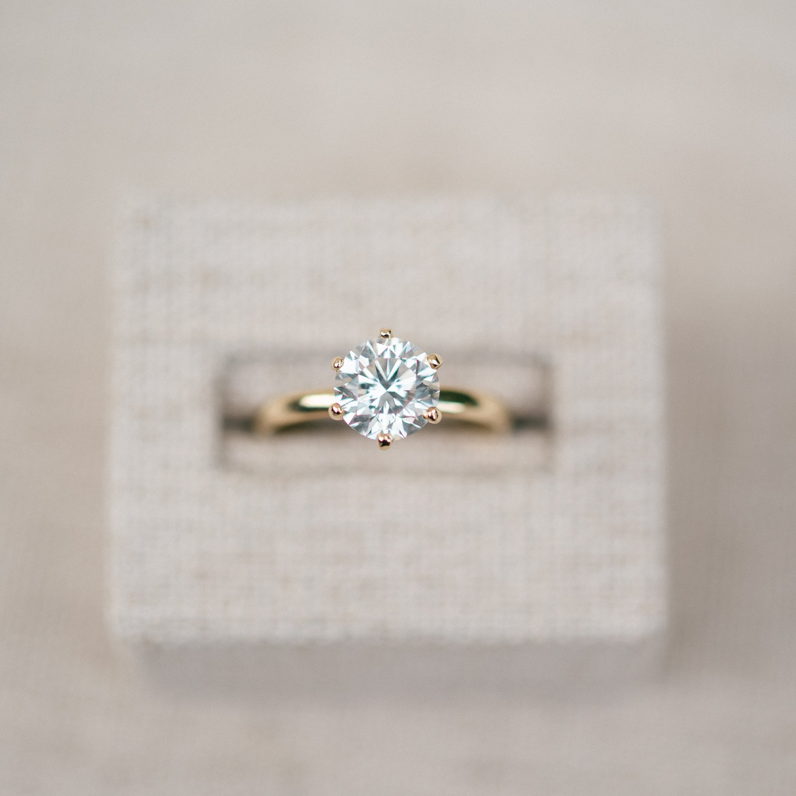Diamond Solitaire Engagement Ring