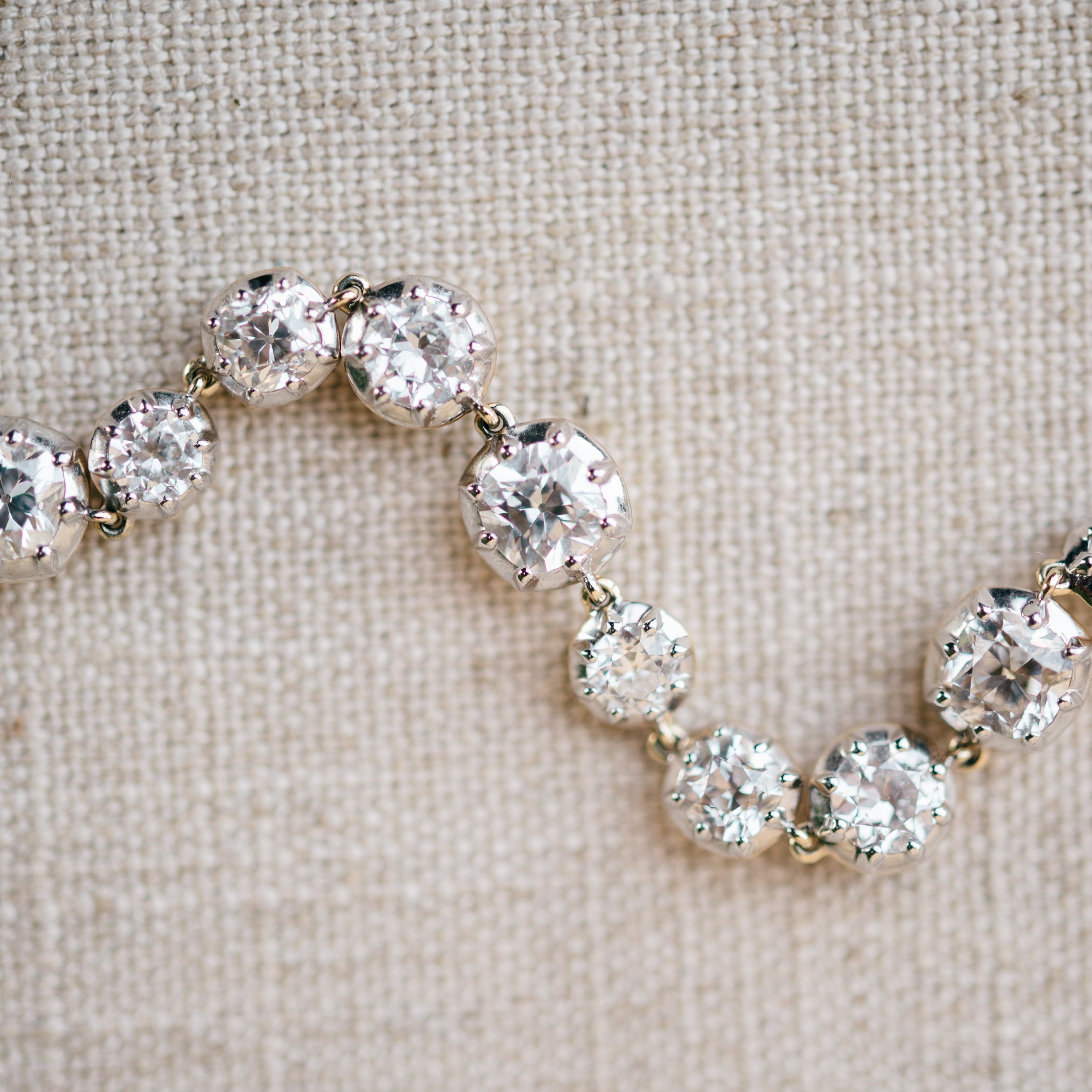 Georgian inspired diamond bracelet
