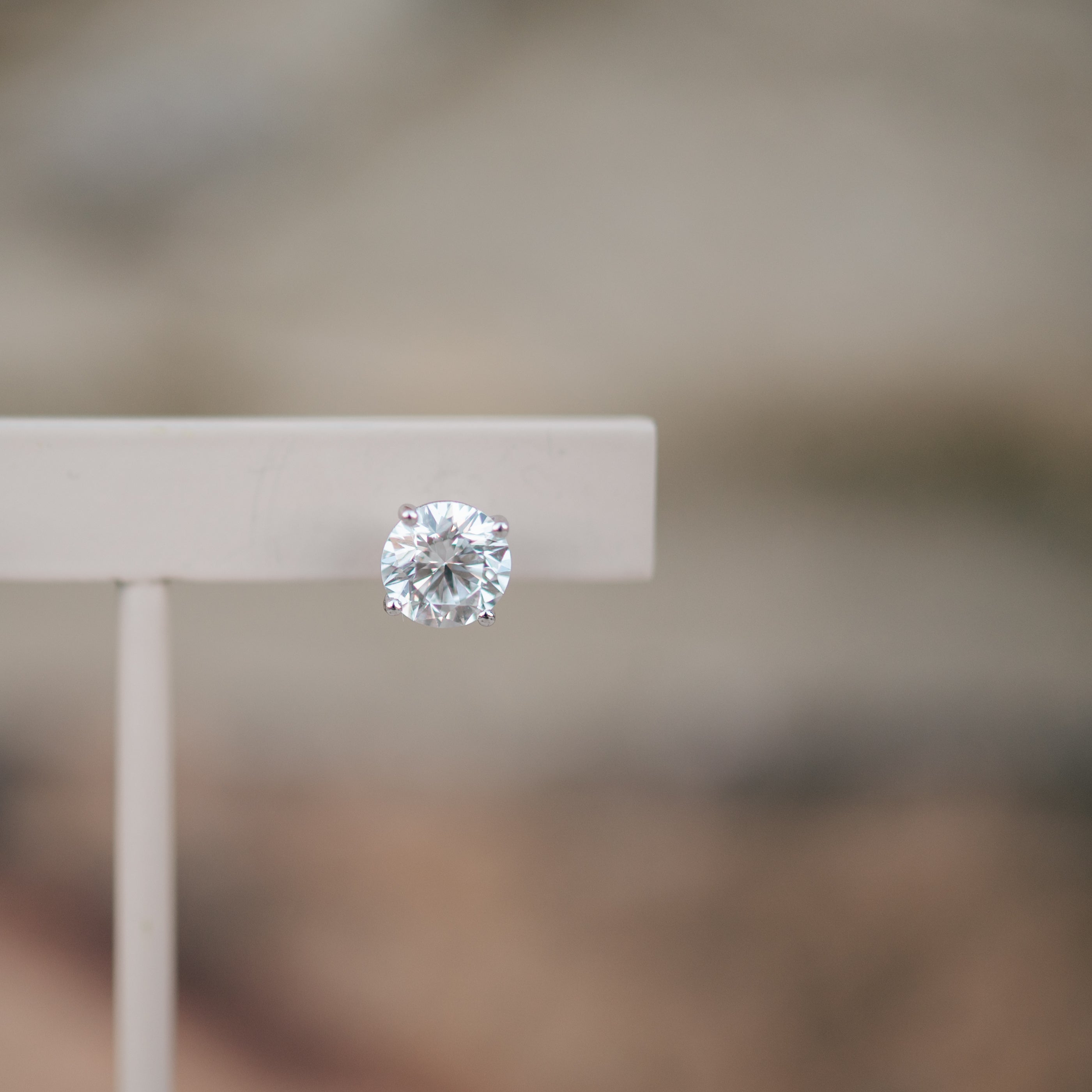 3.06 cttw lab grown diamond studs
