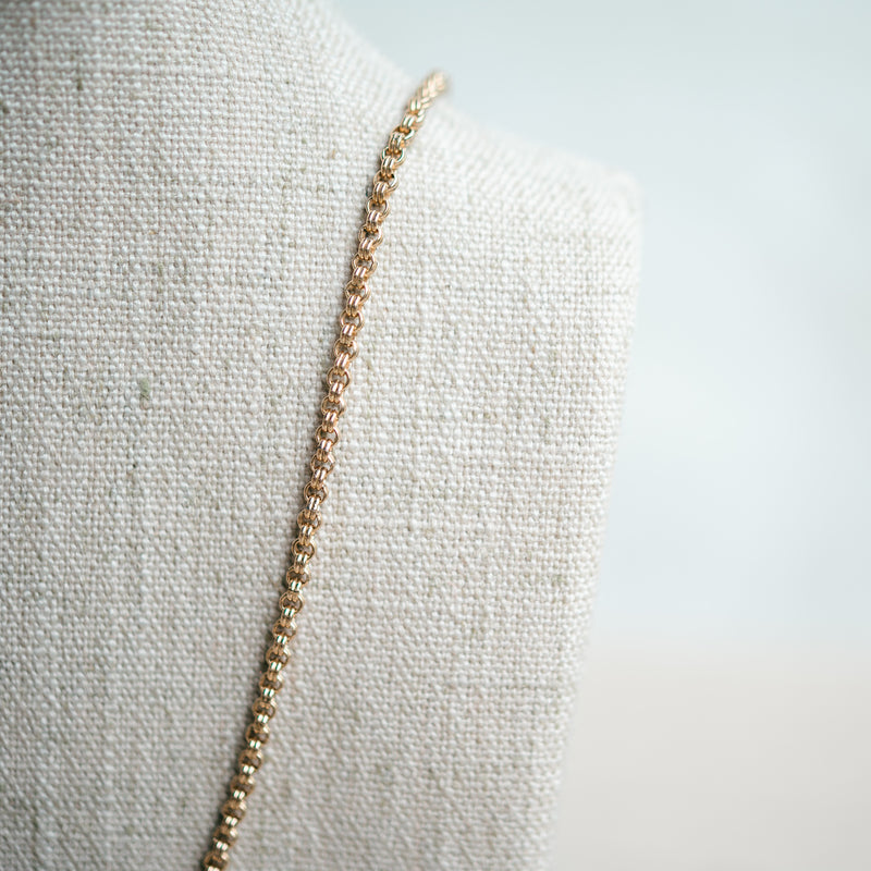 Victorian gold filled petite rolo chain