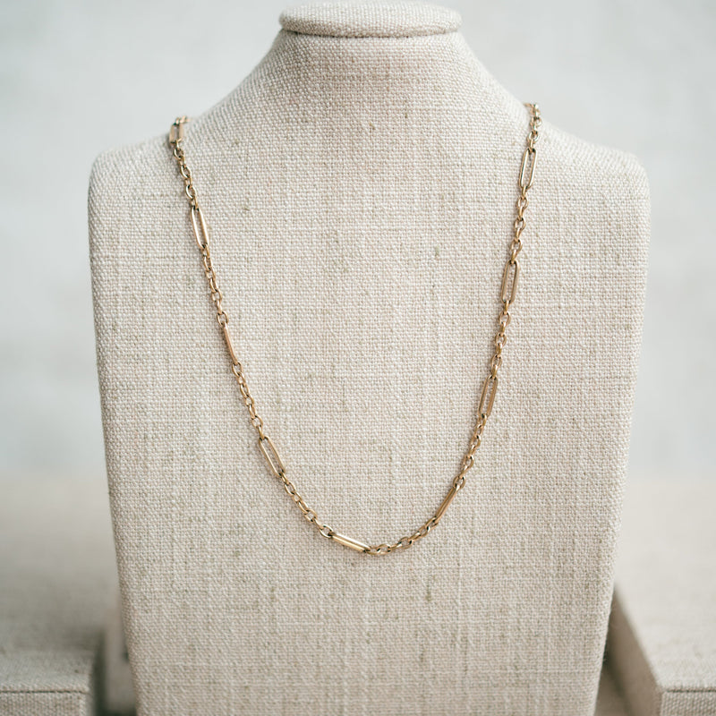 Victorian oval link watch chain