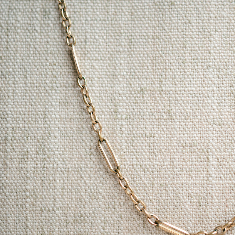 Victorian oval link watch chain