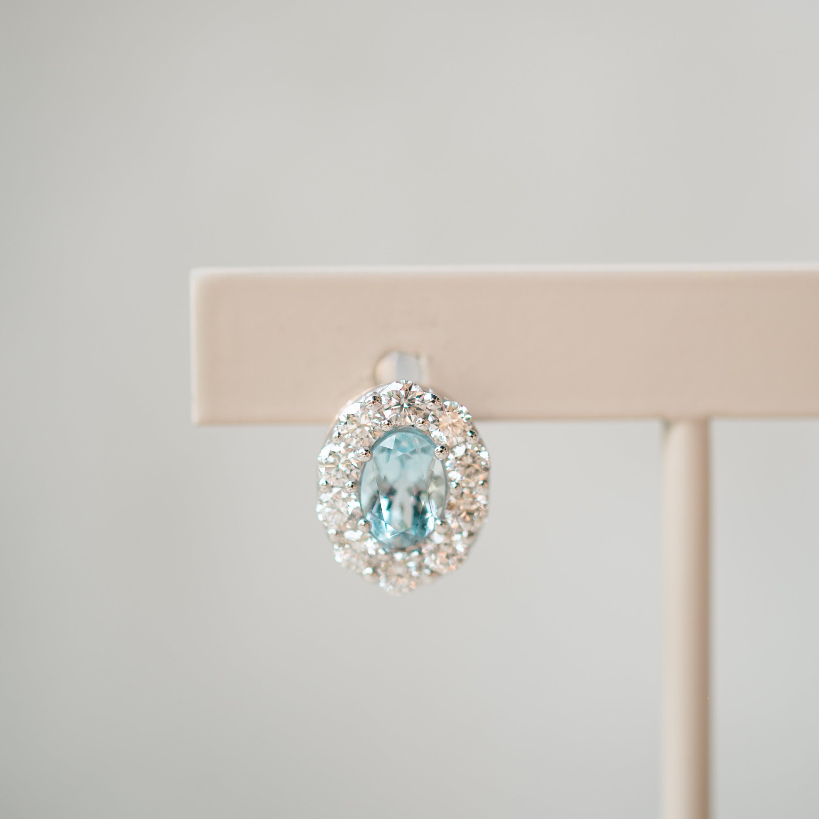 Victorian aquamarine and diamond earrings