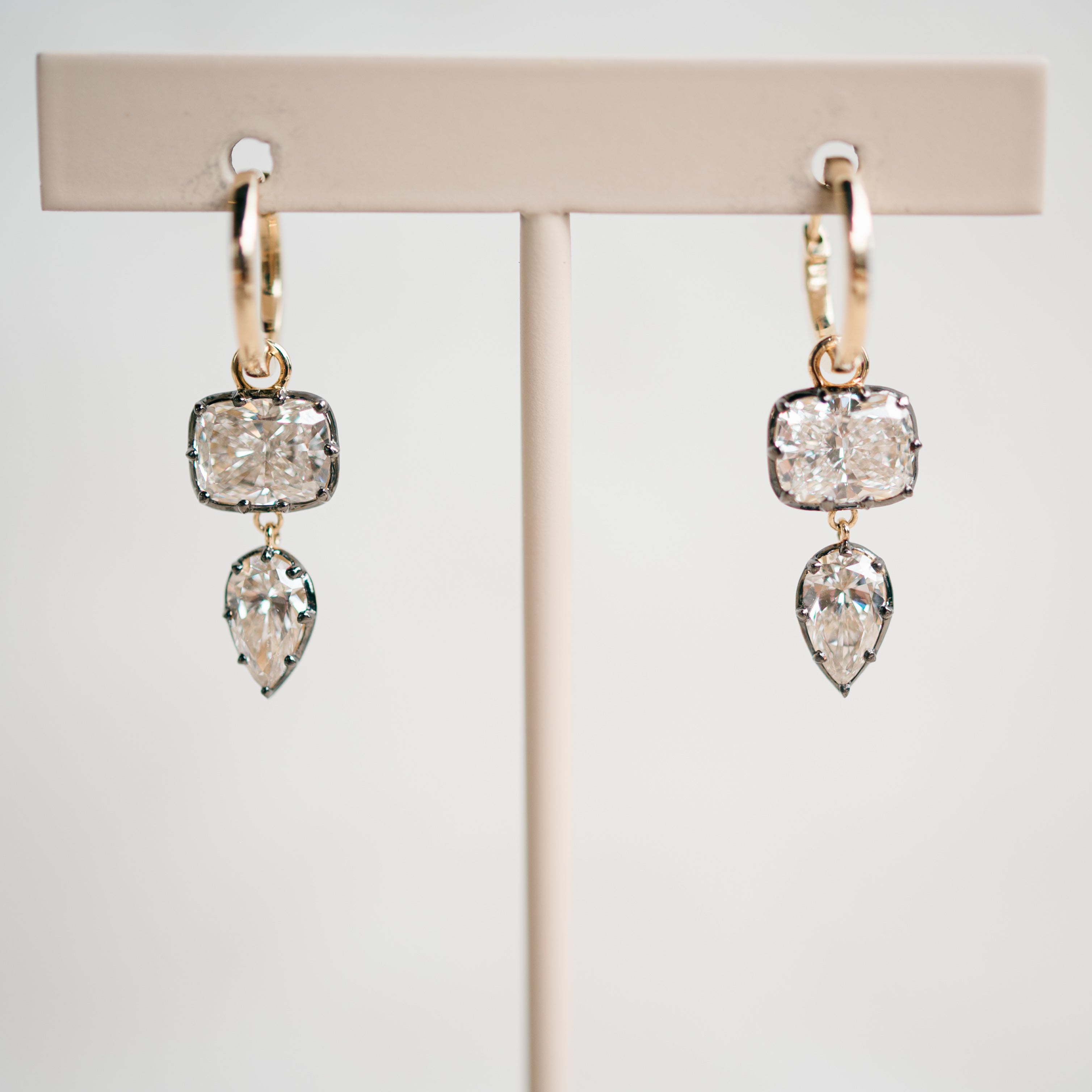 Georgian diamond dangles