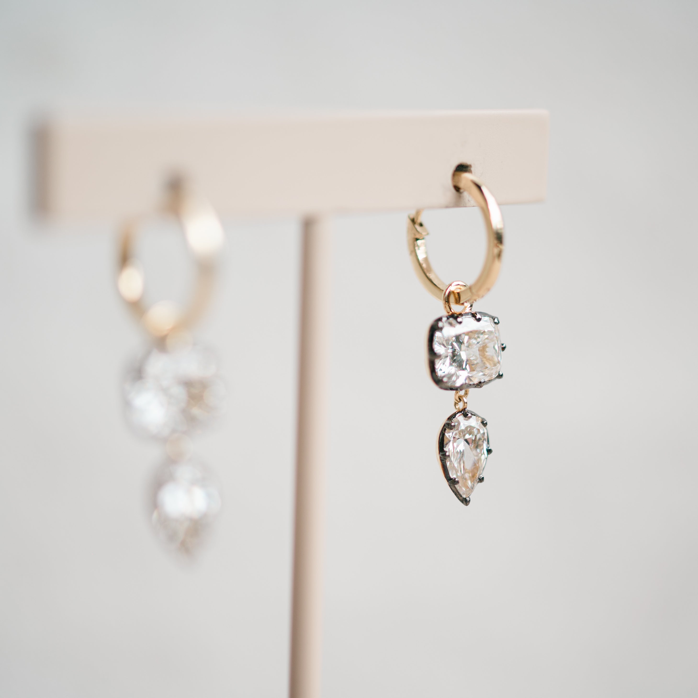 Georgian diamond dangles