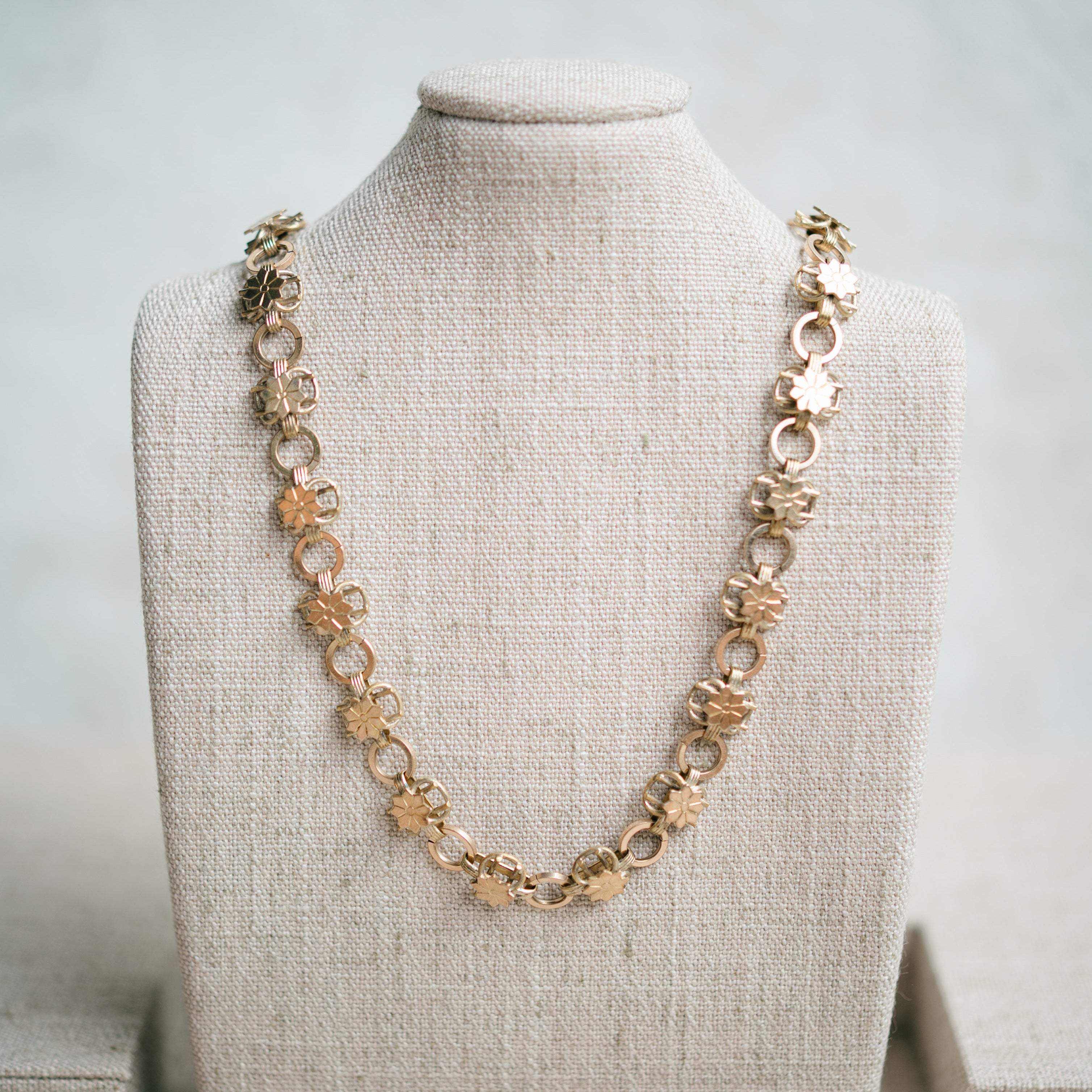 Gold filled flower chain