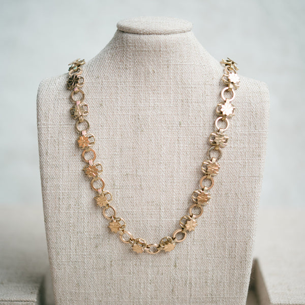 Gold filled flower chain