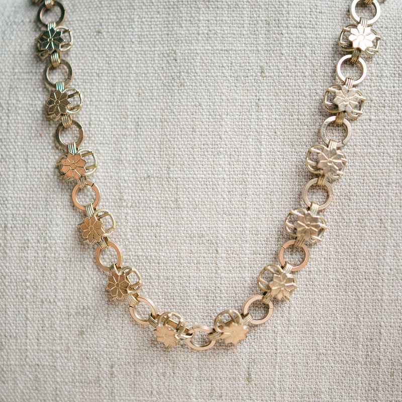 Gold filled flower chain