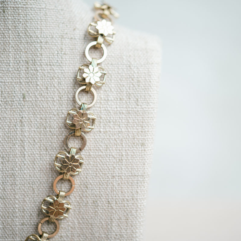 Gold filled flower chain