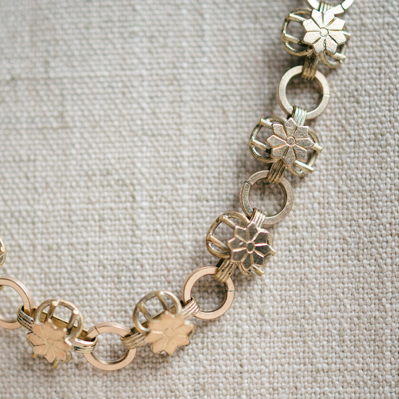 Gold filled flower chain