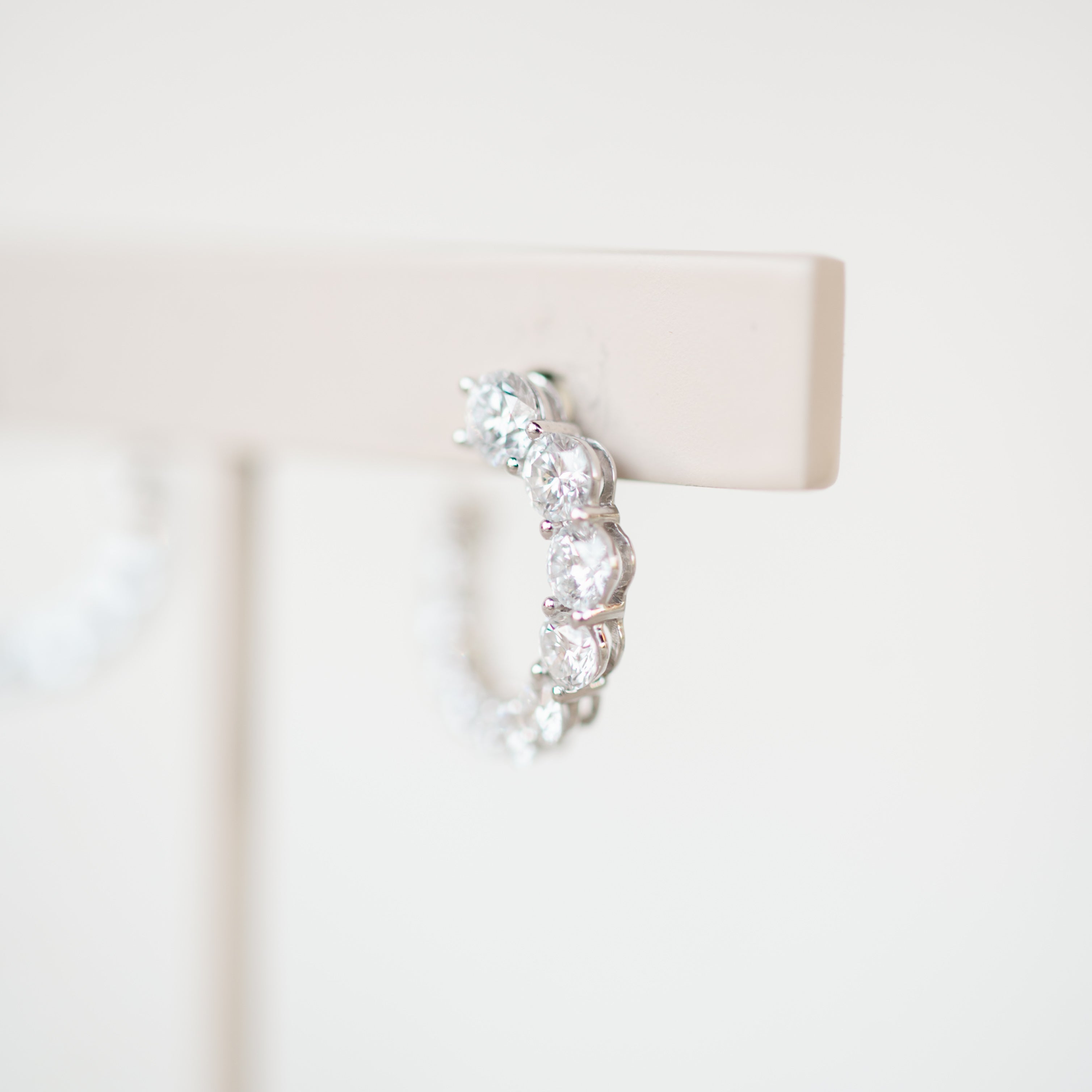 Diamond Swirl Earrings