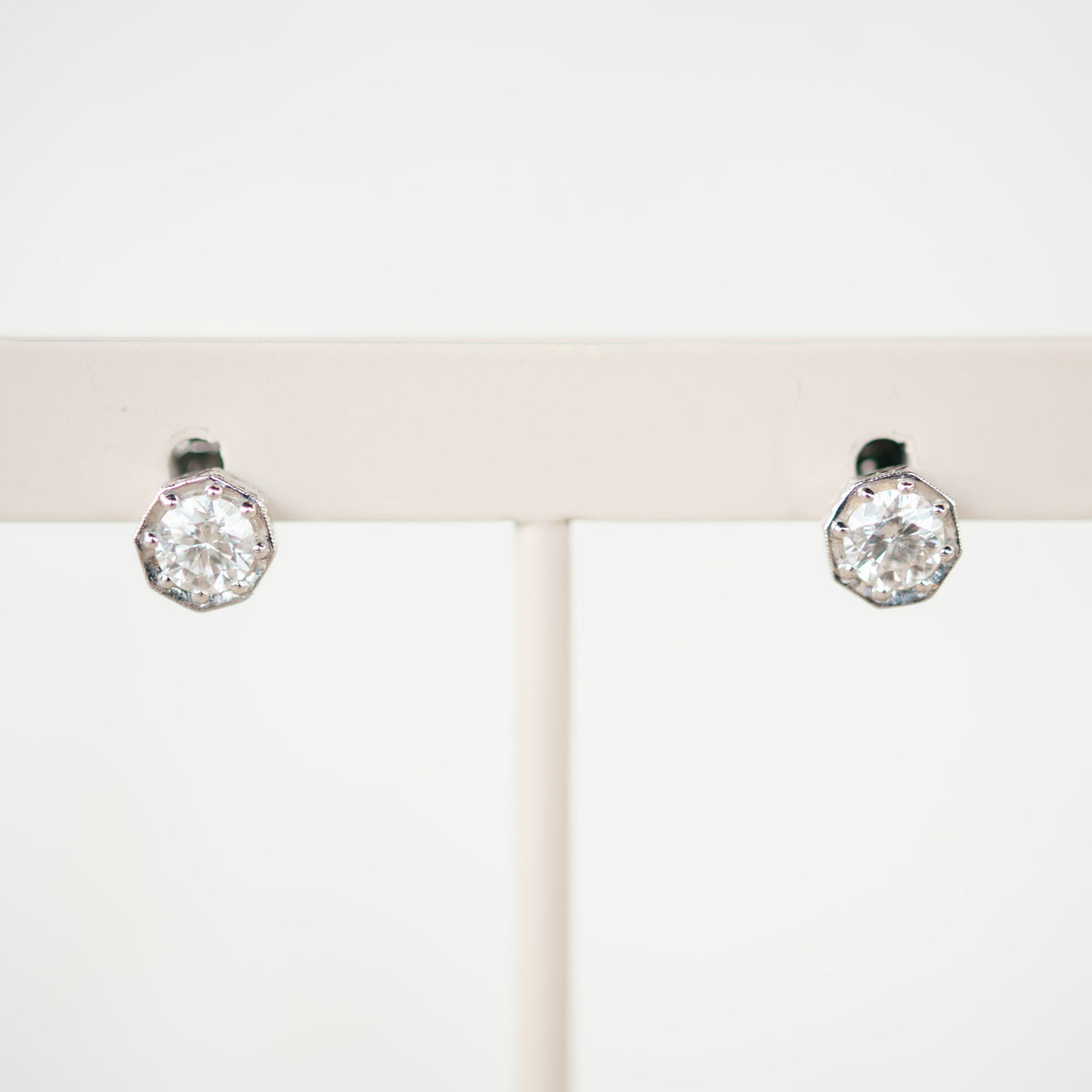 Vintage Style Diamond Studs