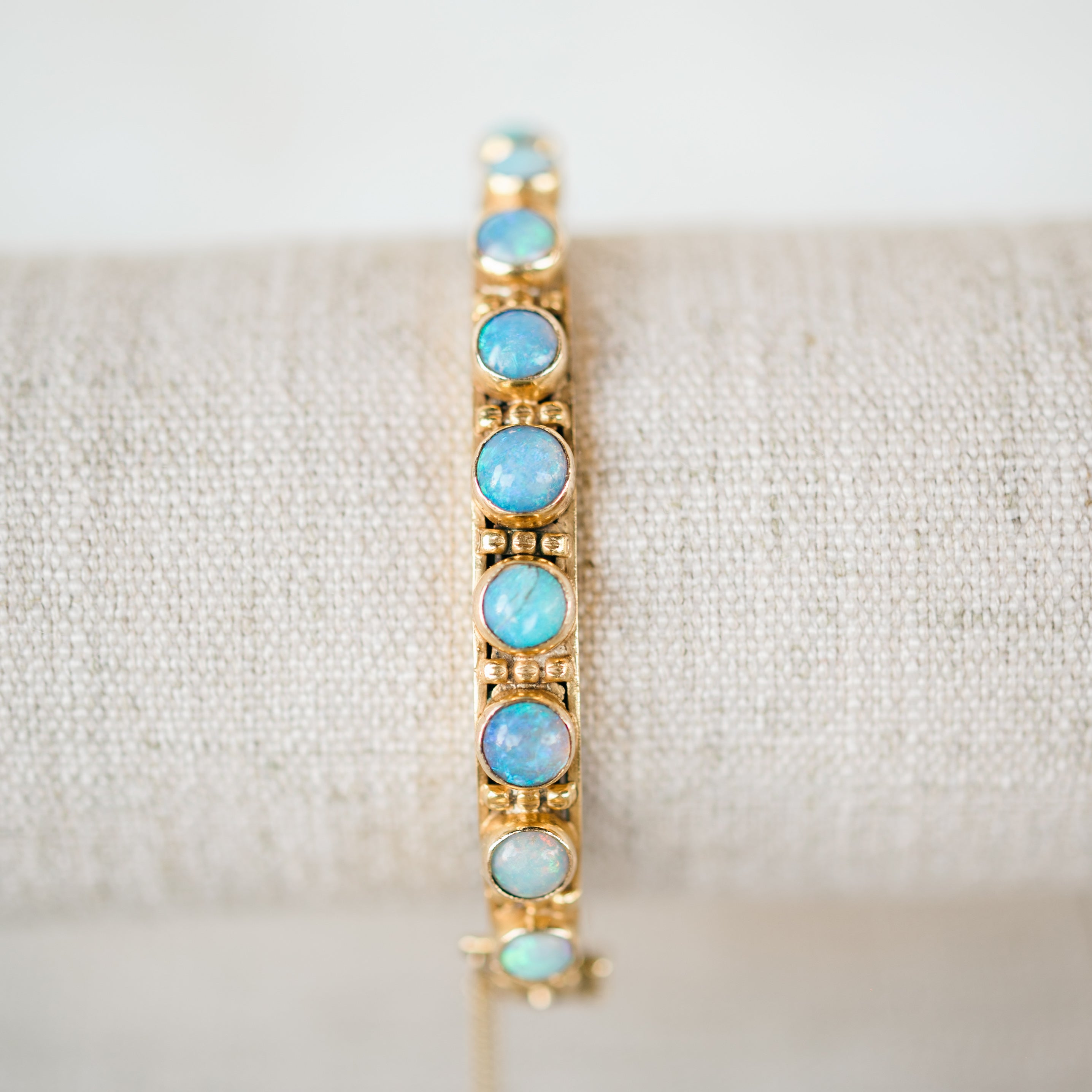 Opal Bangle Bracelet
