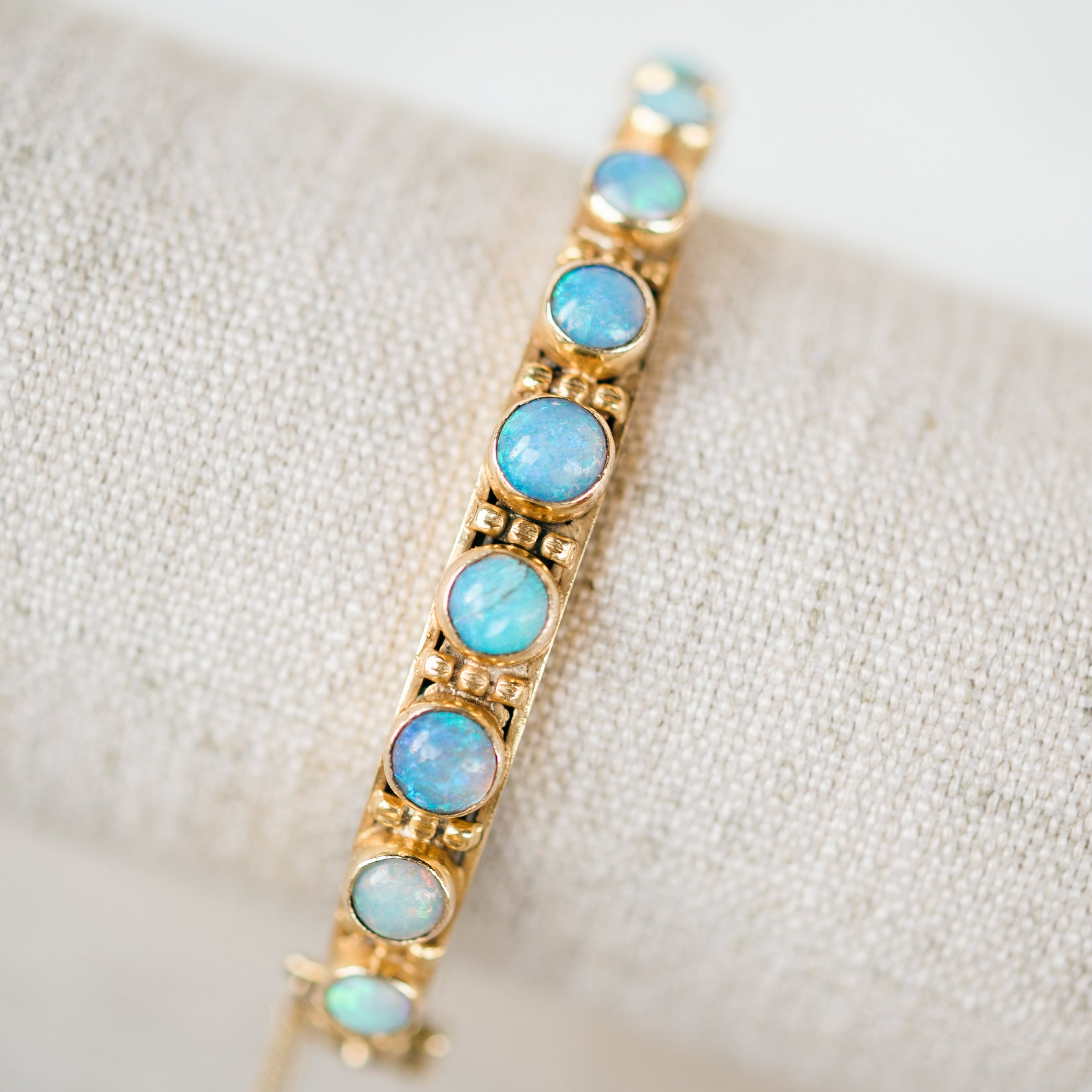 Opal Bangle Bracelet