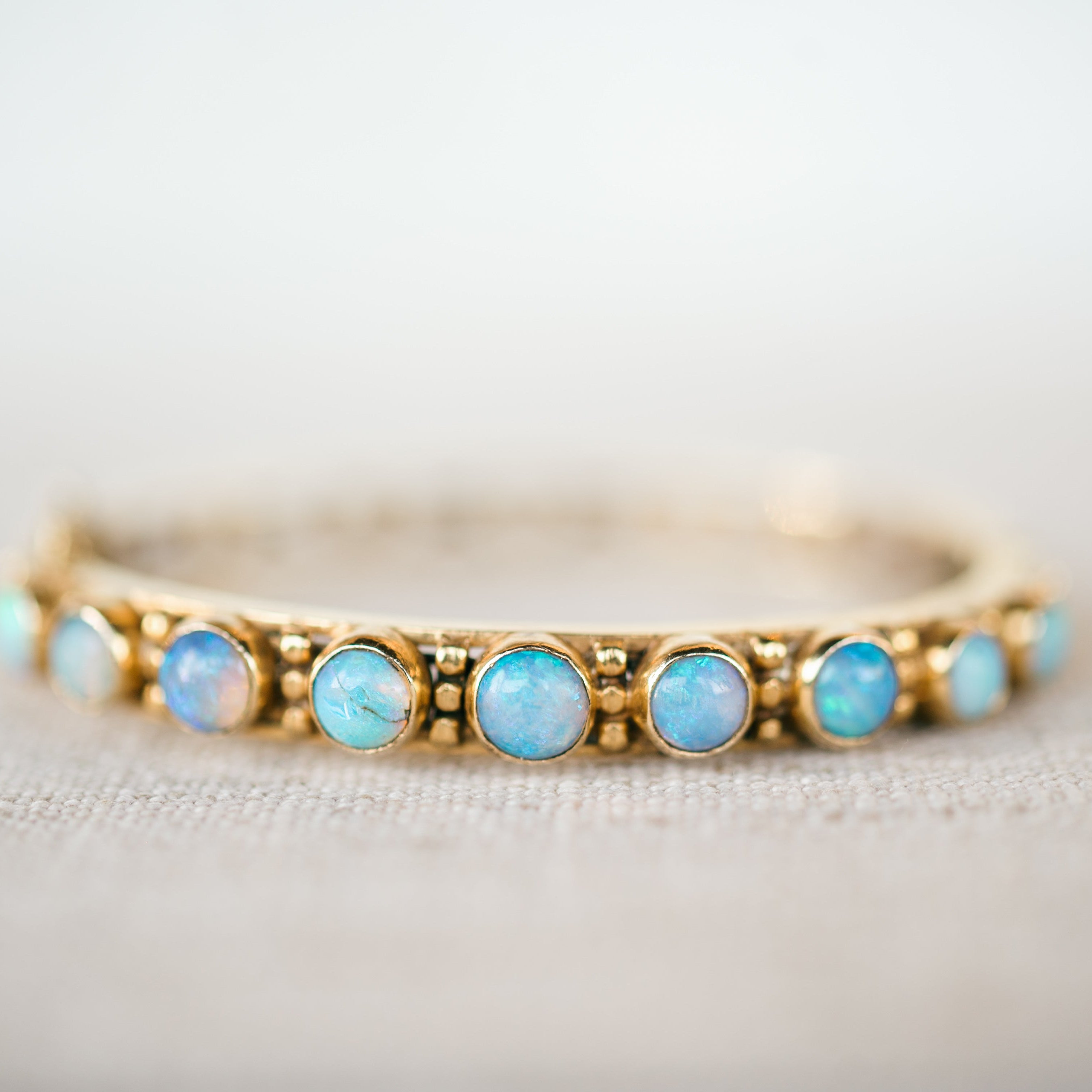 Opal Bangle Bracelet