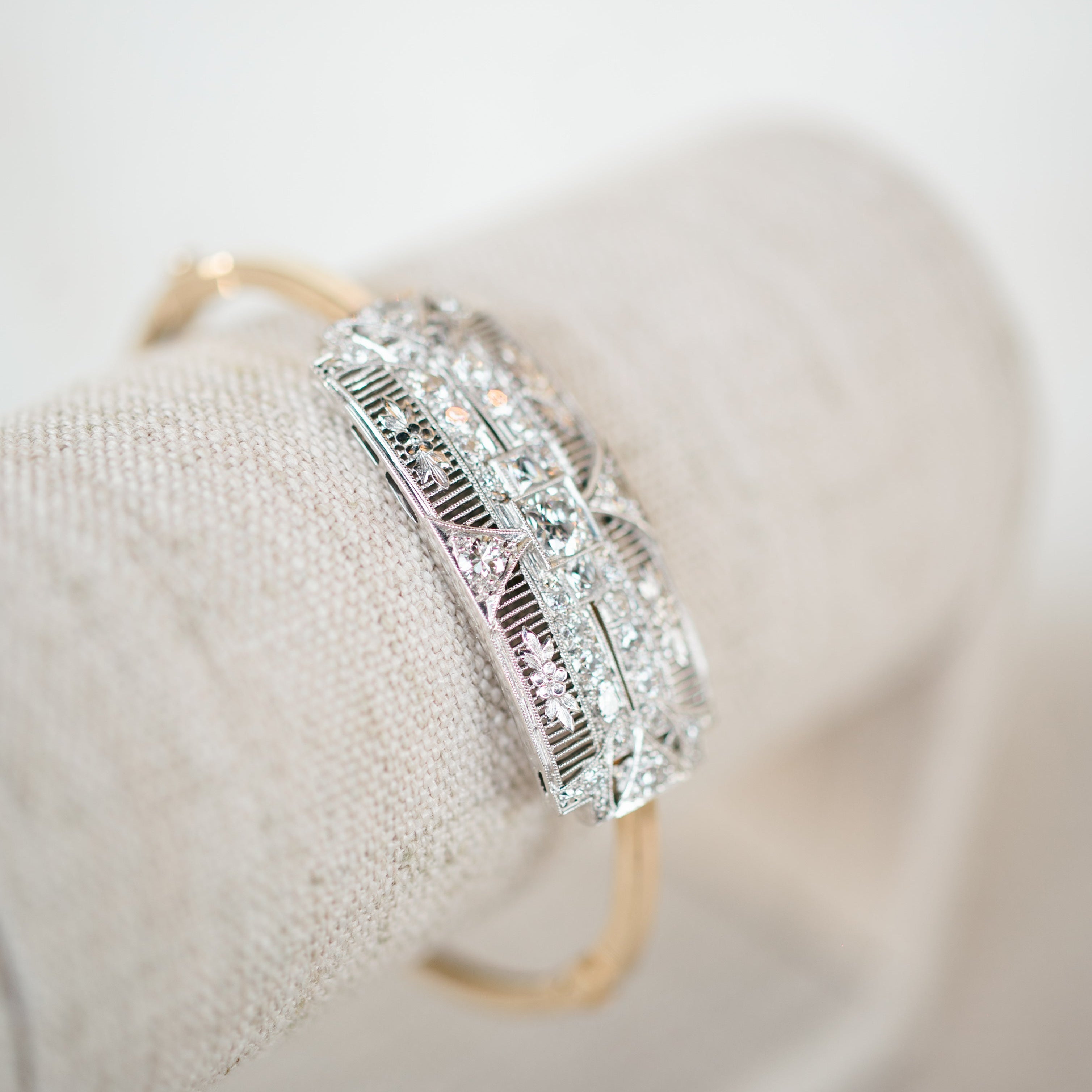 Antique Diamond Bangle